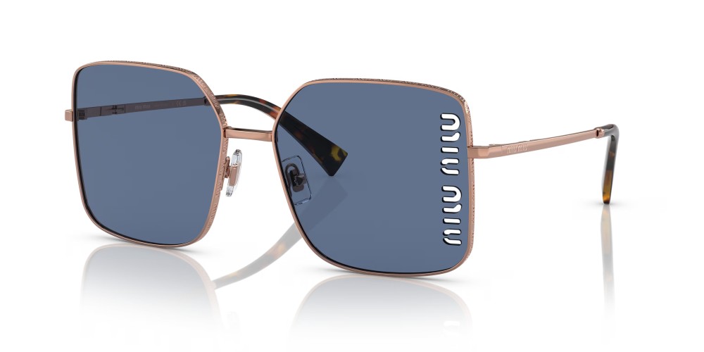 MIU MIU MU 51YS - ZVF1V1 - 60 Lunettes de soleil Bronze, Havane Angulaire