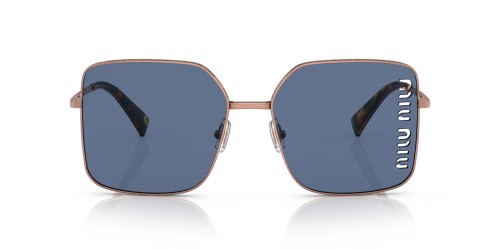 MIU MIU MU 51YS - ZVF1V1 - 60 Lunettes de soleil Bronze, Havane Angulaire
