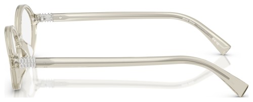 MIU MIU MU 01XV - 12U1O1 - 50 Cadres optiques Transparent, Cristal Ovale