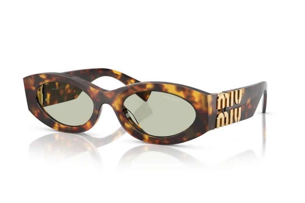 MIU MIU MU 11WS - 14L50O - 54 Lunettes de soleil Havane Ovale