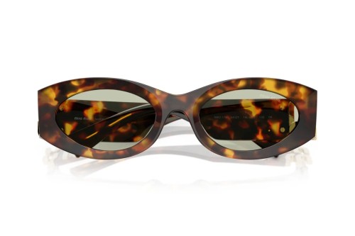 MIU MIU MU 11WS - 14L50O - 54 Lunettes de soleil Havane Ovale