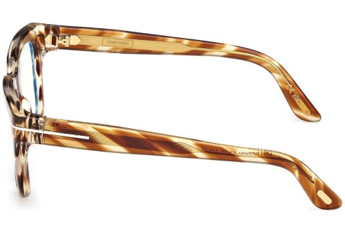 Tom Ford TF6027-B ICON COLLECTION - 055 - 52 - AVEC DES VERRES À FILTRE ANTI LUMIÈRE BLEU-VIOLET Cadres optiques Havanna Square