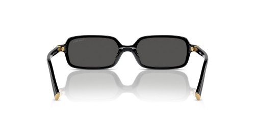 MIU MIU MU 11ZS - 16K5S0 - 51 Lunettes de soleil Noir Angulaire