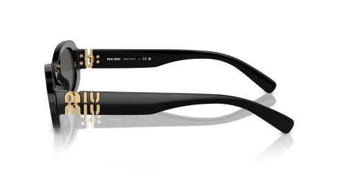MIU MIU MU 06ZS - 1AB5S0 - 50 Lunettes de soleil Noir Ovale