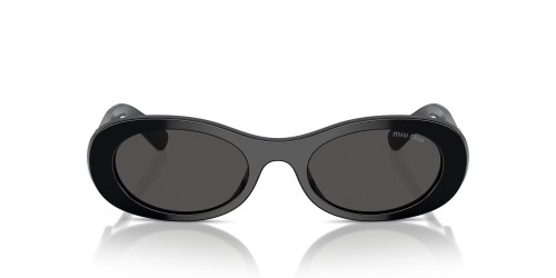 MIU MIU MU 06ZS - 1AB5S0 - 50 Lunettes de soleil Noir Ovale