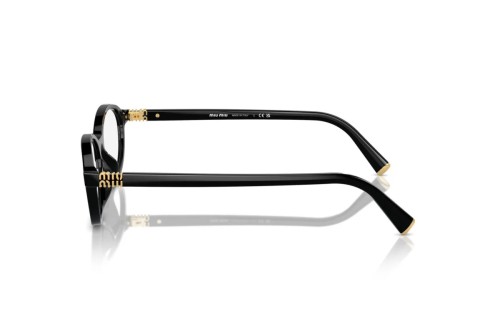 MIU MIU MU 09XV - ​16K1O1 - ​53 Cadres optiques Noir Ovale