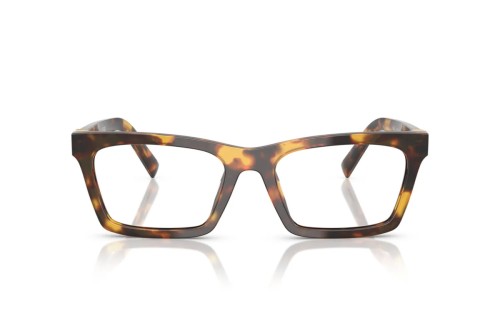 MIU MIU MU 04WV - ​14L1O1 - ​55 Cadres optiques Havane Angulaire